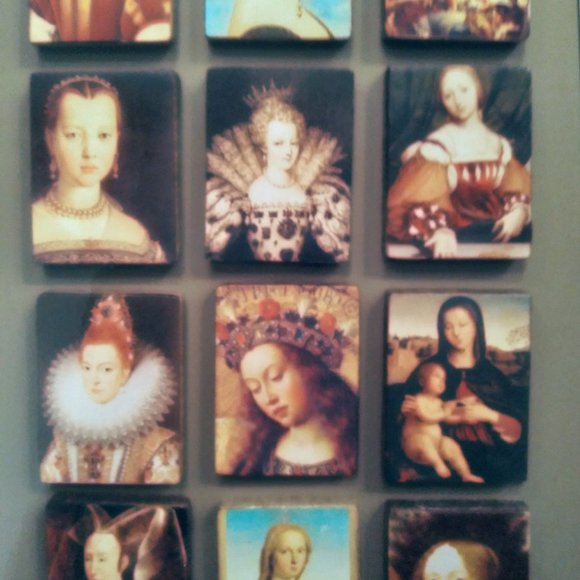 ANGEL *Signed iron bisque wash, Atlantis Tile, like Sid Dickens. *Rare & Retired - Picture 14 of 14